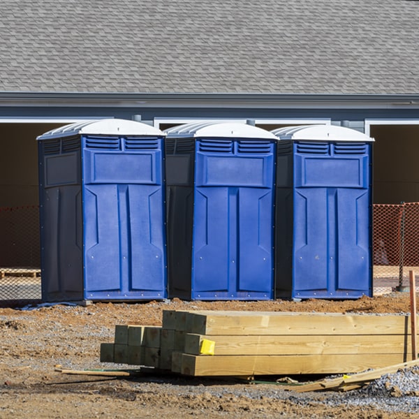 is there a specific order in which to place multiple portable toilets in Brunson South Carolina